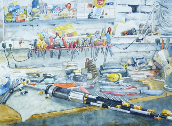 Uilleann Pipes in der Werkstatt