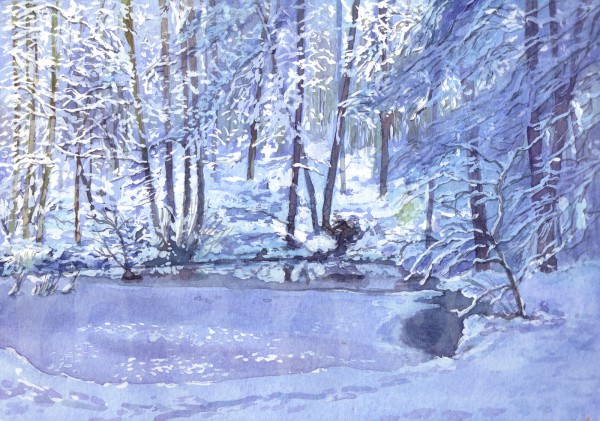 Gefroren hat es heuer